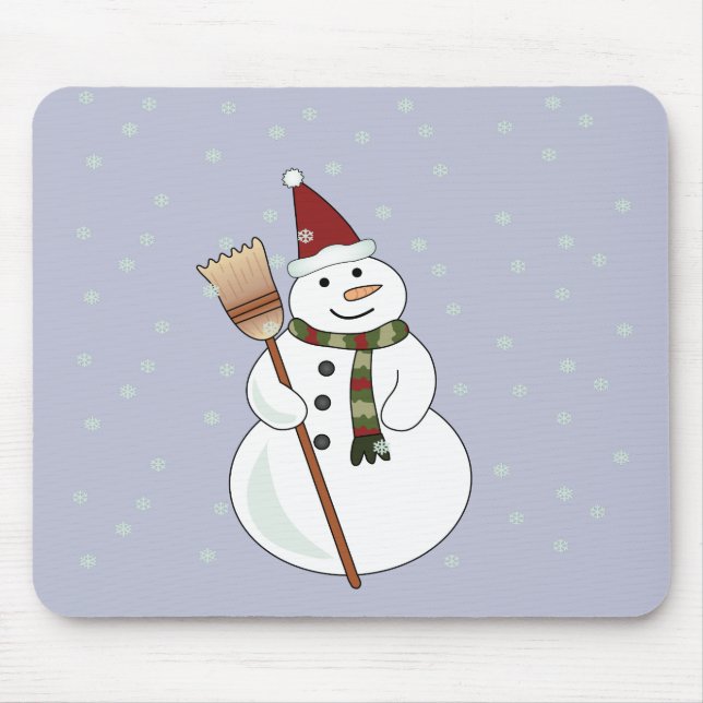 Christmas Snowman Mousepad (Vorne)