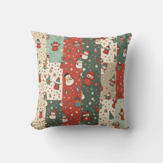 Christmas Snowman Pillow Cushion Kissen