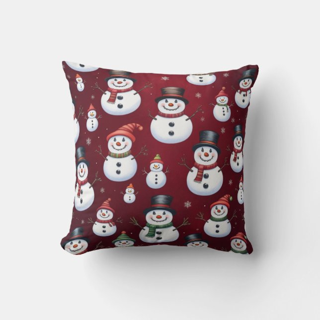 Christmas snowman pillows kissen (Vorderseite)