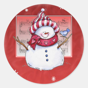 Christmas Snowman Sticker