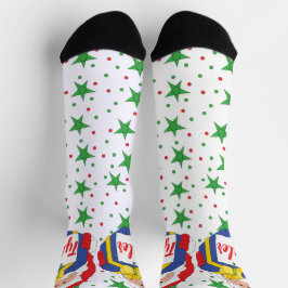 Christmas Socks Santa Lighter Socken