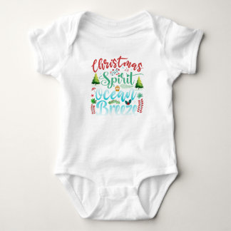 Christmas Spirit Ocean Breeze Ein Stück Baby Strampler