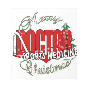 CHRISTMAS SPORTMEDIZIN NOTIZBLOCK