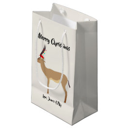 Christmas Springbok Kleine Geschenktüte