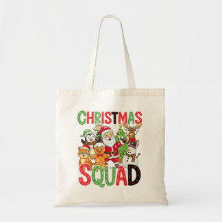 Christmas Squad Santa Family Matching Xmas Tragetasche