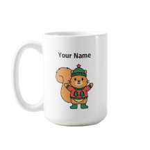 Christmas Squirrel Mug