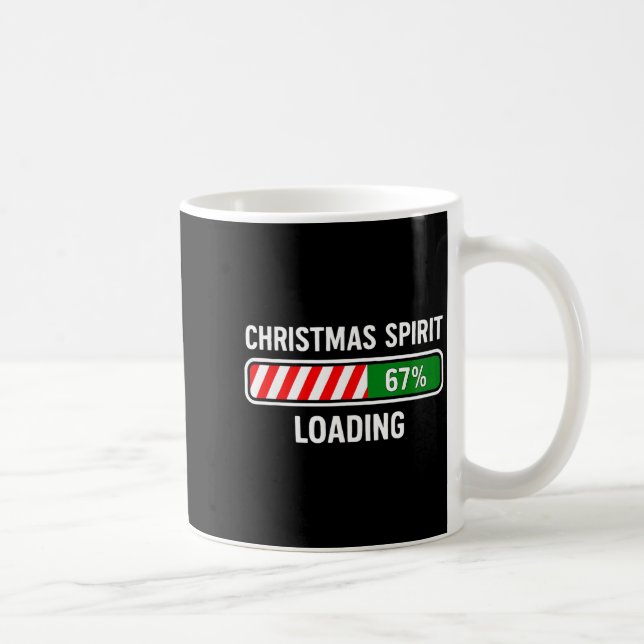 Christmas Srit Loading 67 Meme Boys Kids Gen Z Alp Kaffeetasse (Rechts)