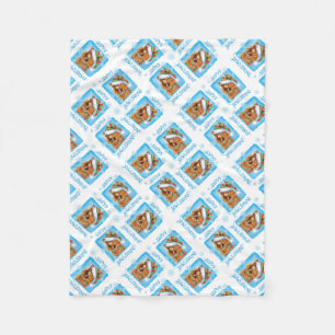 Christmas Standard Poodle Fleecedecke