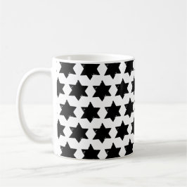 Christmas Star Potato Print Kaffeetasse