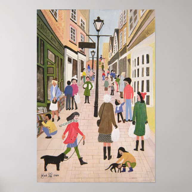 Christmas Steps Bristol 1989 Poster (Vorne)