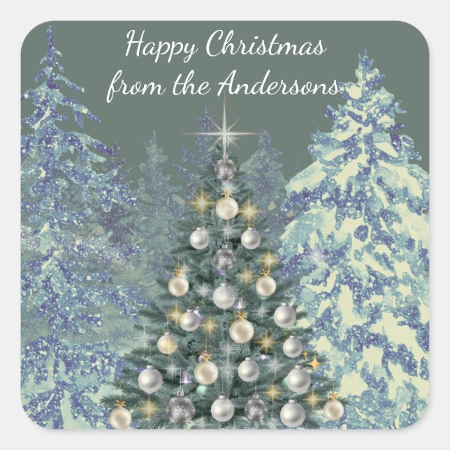 Christmas Sticker - Elegant Style (Devant)