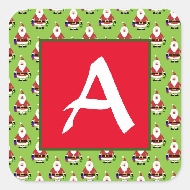CHRISTMAS STICKERS CUSTOM ERSTE UMSCHLAG AUFKLEBER (Vorderseite)