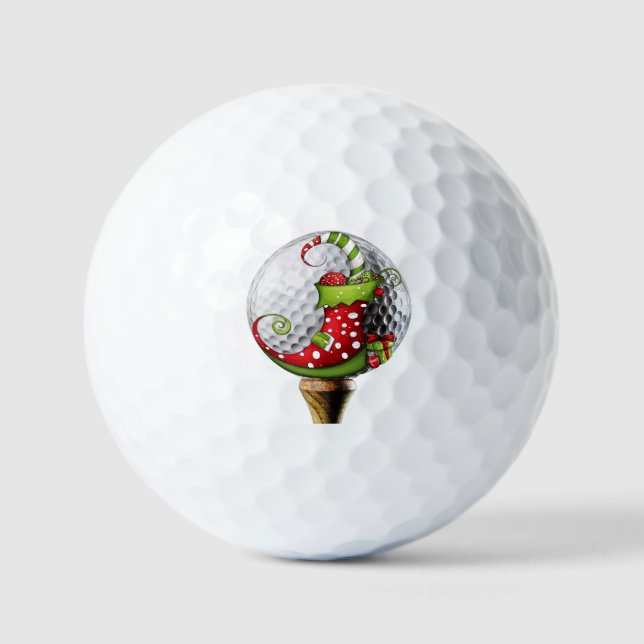 Christmas Stocking Golfball (Vorderseite)
