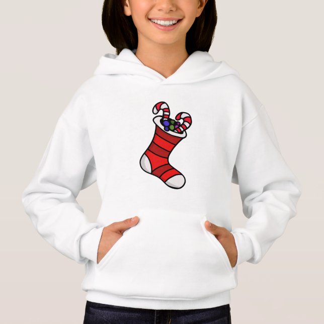 Christmas stocking hoodie (Vorderseite)