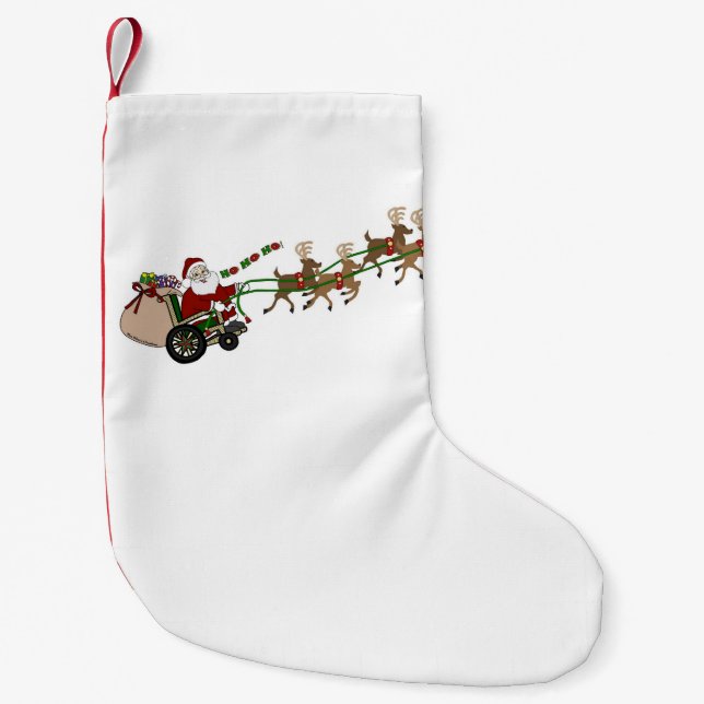 Christmas Stocking - Wheelchair Santa Kleiner Weihnachtsstrumpf (Vorderseite)
