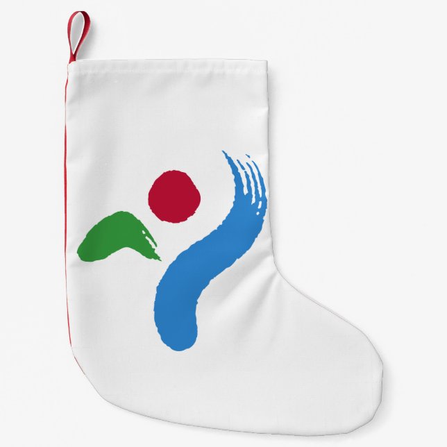 Christmas Stockings with Flag of Seoul Kleiner Weihnachtsstrumpf (Vorderseite)