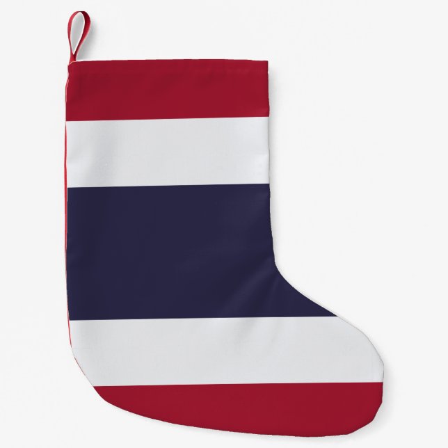 Christmas Stockings with Flag of Thailand Kleiner Weihnachtsstrumpf (Vorderseite)