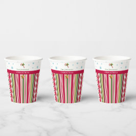 Christmas Striped– Holiday Cooking & Baking Gift Pappbecher