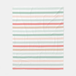 Christmas Stripes Fleecedecke