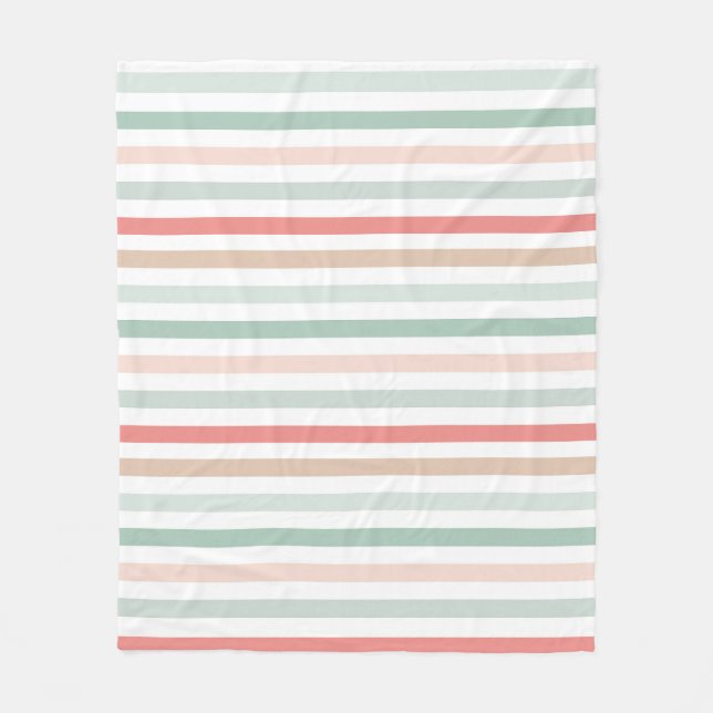 Christmas Stripes Fleecedecke (Vorderseite)