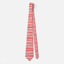Christmas Stripes Necktie
