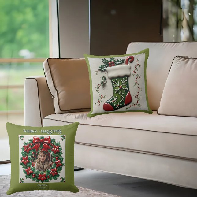 Christmas Strumpf Throw Kissen (Von Creator hochgeladen)