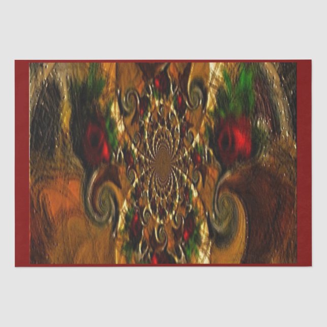 "Christmas Sun Catcher" - Gewebepapier Seidenpapier (Vorderseite)