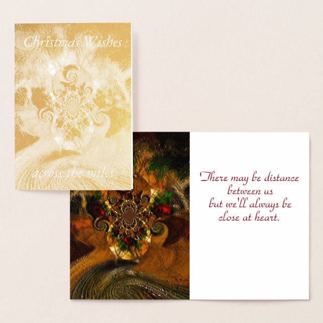 "Christmas Sun Catcher" Standard Foil Card Folienkarte (Anzeige)