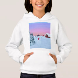 Christmas sunset hoodie