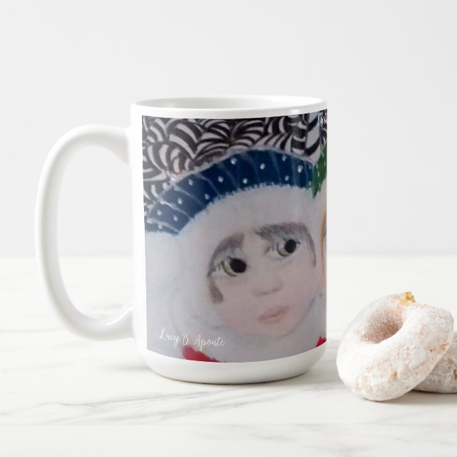 Christmas Surprise cute kids Mug (Avec donut)