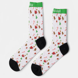 Christmas Sweets Customizable Socken