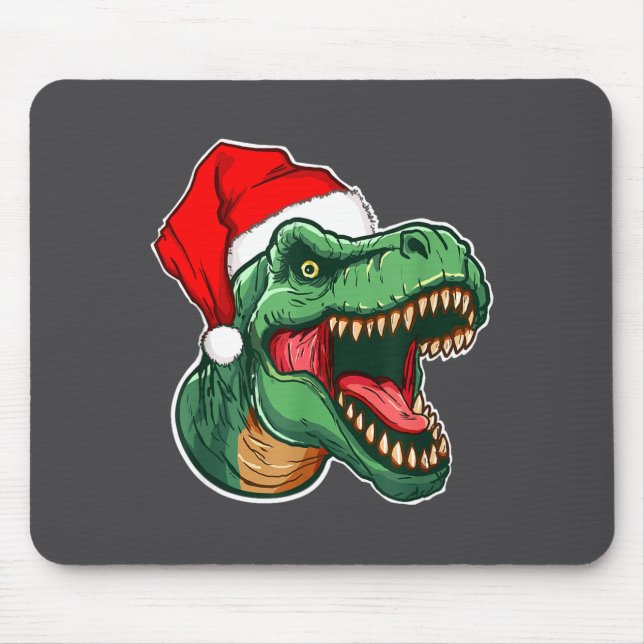 Christmas T-rex  Mousepad (Vorne)