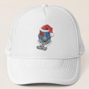 Christmas T Rex Truckerkappe