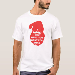 CHRISTMAS T-SHIRT Je vous moustache quoi, pour Noë