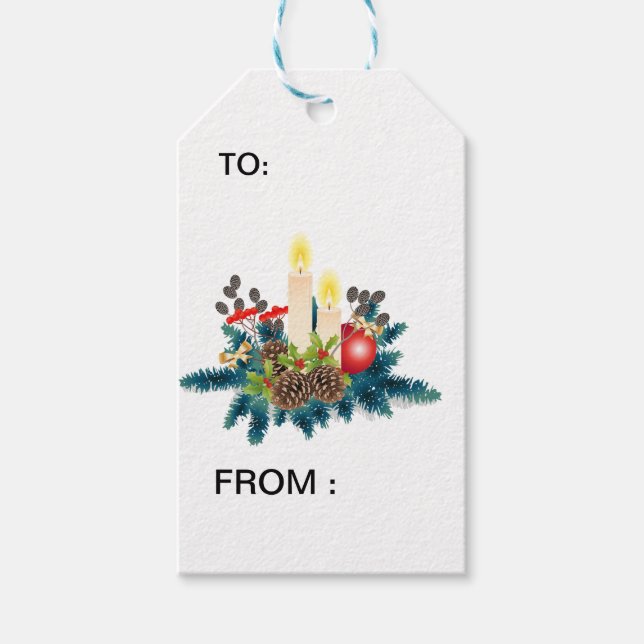 Christmas tag geschenkanhänger (Vorderseite)