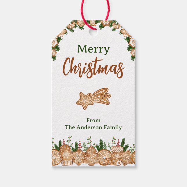 Christmas Tag - Holiday Geschenkanhänger (Vorderseite)