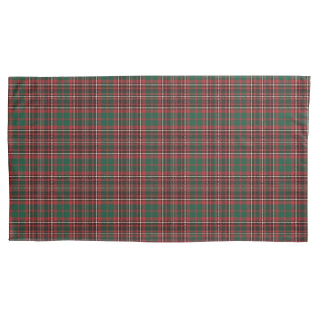 Christmas Tartan Kariert schottisches Muster Kissenbezug (Vorderseite)