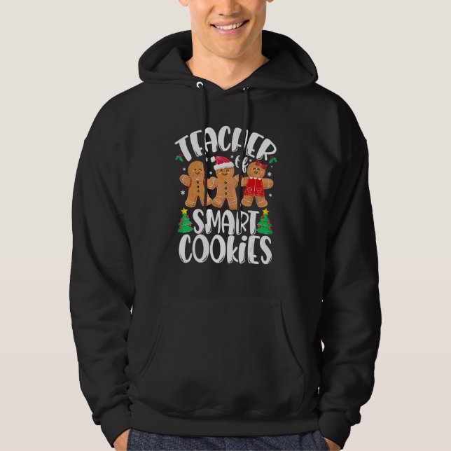 Christmas Teacher Cute Gingerbread Cookies   Hoodie (Vorderseite)