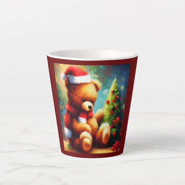 Christmas Teddy Bear 1 Milchtasse (Vorderseite)