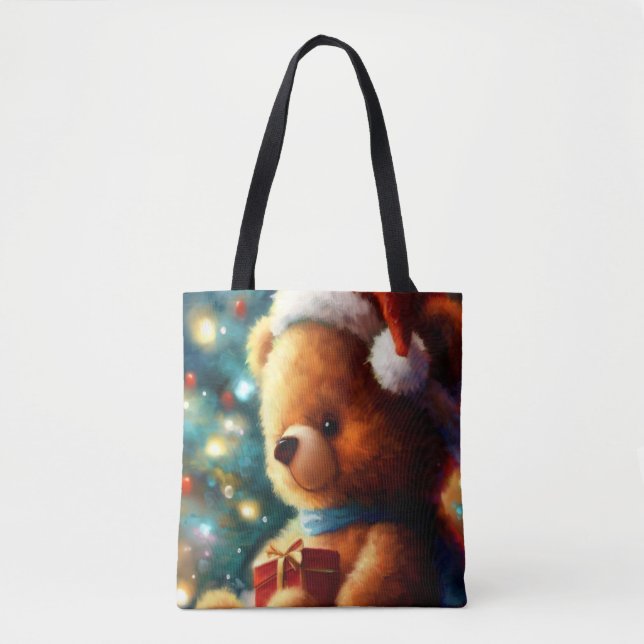 Christmas Teddy Bear 3 Tasche (Vorderseite)