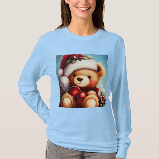 Christmas Teddy Bear 4 T-Shirt (Vorderseite)