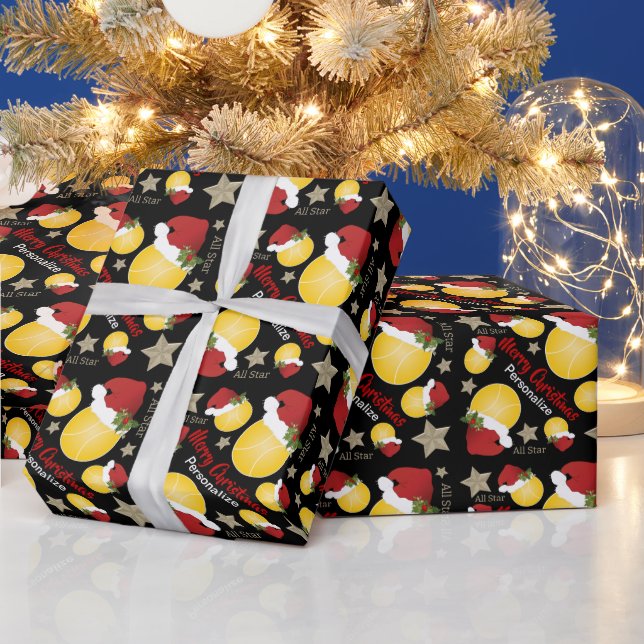Christmas Tennis All Star - Persönlich gestalten Geschenkpapier (Feiertage)