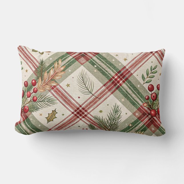 Christmas Throw Pillow Lendenkissen (Vorderseite)