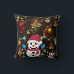 Christmas Throw Pillow Snowman Kissen<br><div class="desc">Weihnachtsbaum Kissen Für jeden ist etwas dabei, das speziell für Sie personalisiert ist, um die Schönheit Ihrer Zuhause oder Ihrer Lieben zu verbessern. Dieses einzigartige Weihnachtskreisschmuck wird Ihre Freunde und Familie beeindrucken. In dieser einmaligen Weihnachtsfeier genießen die Menschen ihre Lieblings-Schokolade oder ihren Kaffee. Während Sie bereits hier sind, können Sie...</div>