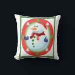 Christmas Throw Pillow Snowman Kissen<br><div class="desc">Weihnachtsbaum Kissen Für jeden ist etwas dabei, das speziell für Sie personalisiert ist, um die Schönheit Ihrer Zuhause oder Ihrer Lieben zu verbessern. Dieses einzigartige Weihnachtskreisschmuck wird Ihre Freunde und Familie beeindrucken. In dieser einmaligen Weihnachtsfeier genießen die Menschen ihre Lieblings-Schokolade oder ihren Kaffee. Während Sie bereits hier sind, können Sie...</div>
