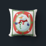 Christmas Throw Pillow Snowman Kissen<br><div class="desc">Weihnachtsbaum Kissen Für jeden ist etwas dabei, das speziell für Sie personalisiert ist, um die Schönheit Ihrer Zuhause oder Ihrer Lieben zu verbessern. Dieses einzigartige Weihnachtskreisschmuck wird Ihre Freunde und Familie beeindrucken. In dieser einmaligen Weihnachtsfeier genießen die Menschen ihre Lieblings-Schokolade oder ihren Kaffee. Während Sie bereits hier sind, können Sie...</div>