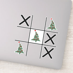 Christmas Tic Tac Toe Aufkleber