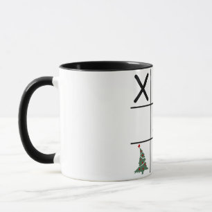 Christmas Tic Tac Toe Tasse