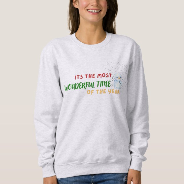 christmas time design sweatshirt (Vorderseite)