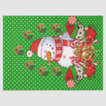 Christmas Tissue Snowman Elf Seidenpapier<br><div class="desc">Weihnachts-Tissue Für jeden ist etwas dabei, das speziell auf Sie zugeschnittene personalisierte Gegenstände anbietet, um die Schönheit Ihrer Zuhause oder Ihrer Lieben zu verbessern. Diese einzigartige Weihnachtsfeier-Tasse wird Ihre Freunde und Familie beeindrucken. In dieser einmaligen Weihnachtsfeier genießen die Menschen ihre Lieblings-Schokolade oder ihren Kaffee. Während Sie bereits hier sind, können...</div>